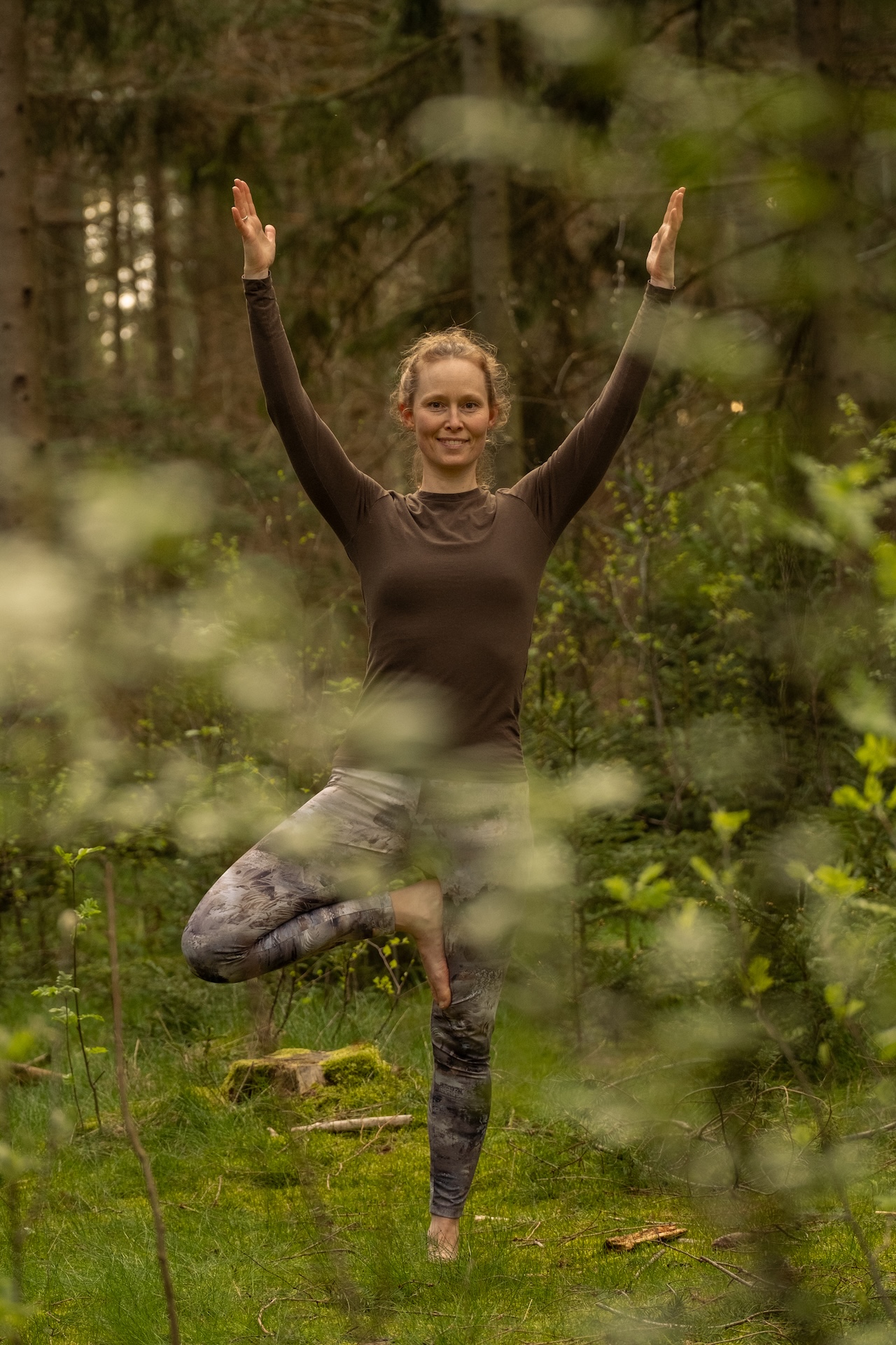Yoga og træning. Udendørs og indendørs. Silkeborg.